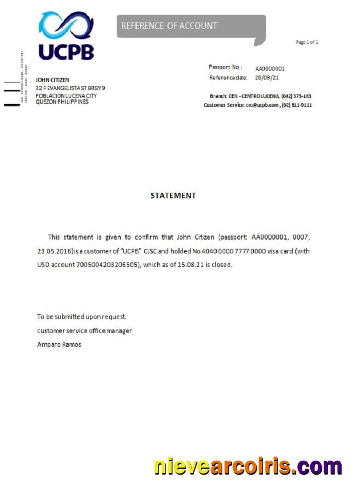 Philippines UCPB closure reference